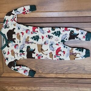 Little Blue House NWOT Woodland Animals One Piece Bodysuit Sz 6-12M